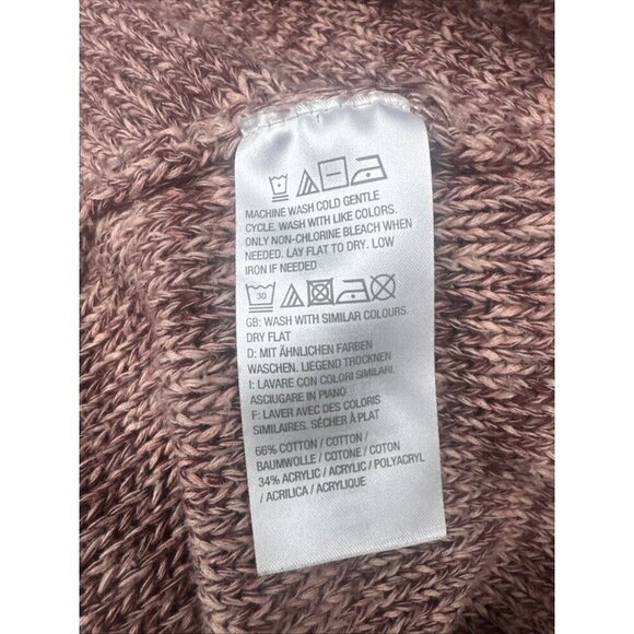 Peace Love World Women’s Long Sleeve Oversized Crossover Sweater Sz XL - Picture 6 of 8